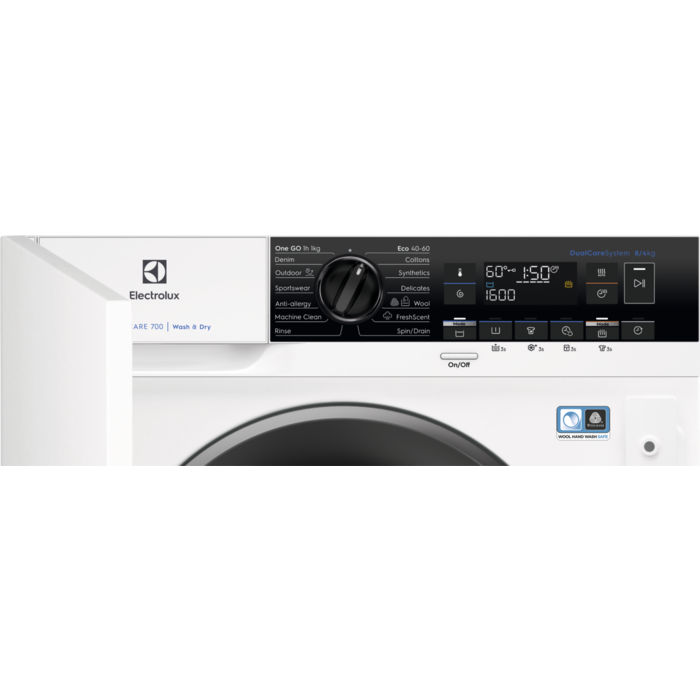 Electrolux - Пералня със сушилня за вграждане - EW7W368SI