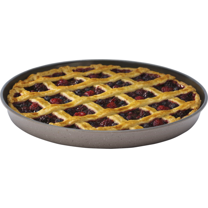 Easy2Clean Round Pie Tin with berry pie